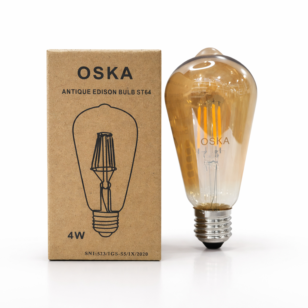 Lampu Filamen OSKA 4W - Lampu Edison Warm White
