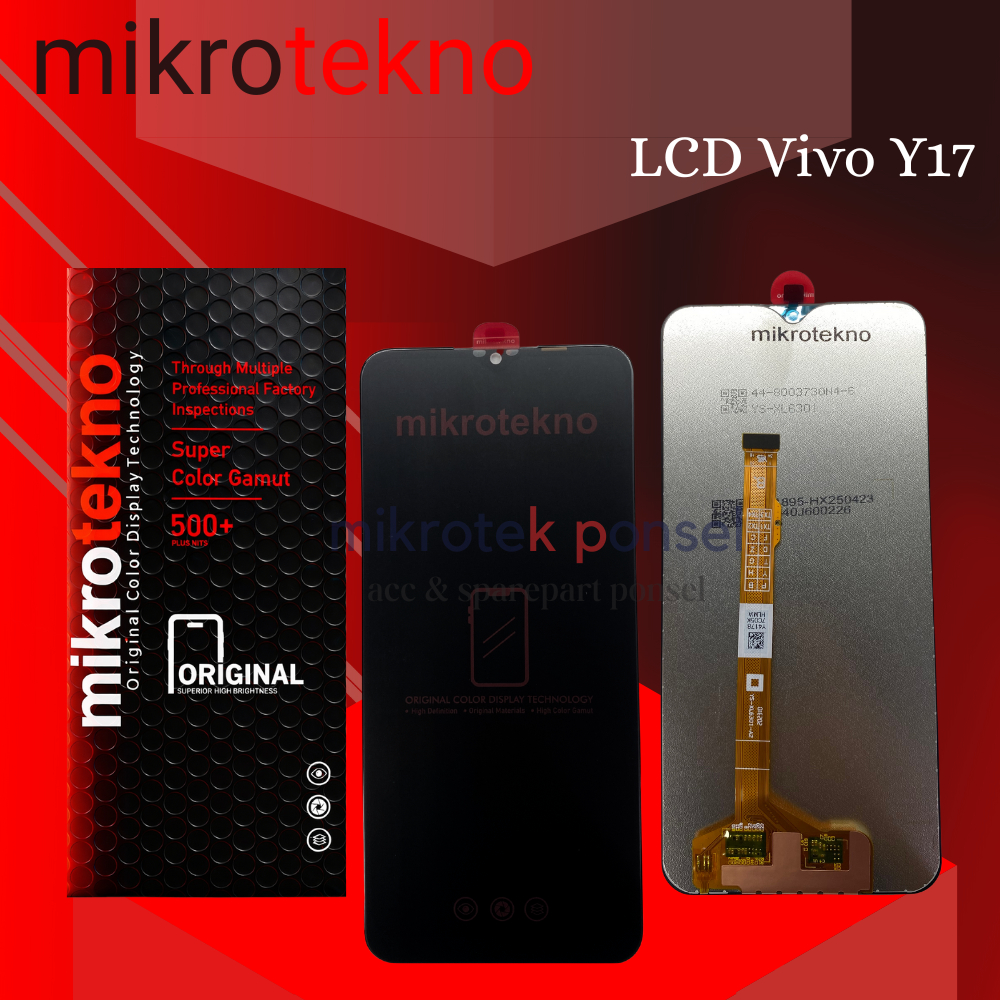 LCD Vivo Y17/Y15/Y12 Fullset Touchscreen Layar HP Vivo Y17/Y15/Y12 mikrotekno