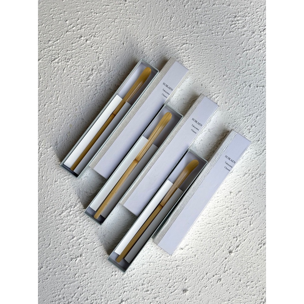 Artisan Matcha Suikaen Chashaku with Vallecula - Suikaen Takayama Chasen Japan