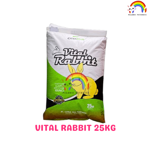 Vital Rabbit Makanan Kelinci 25Kg Pakan Kelinci