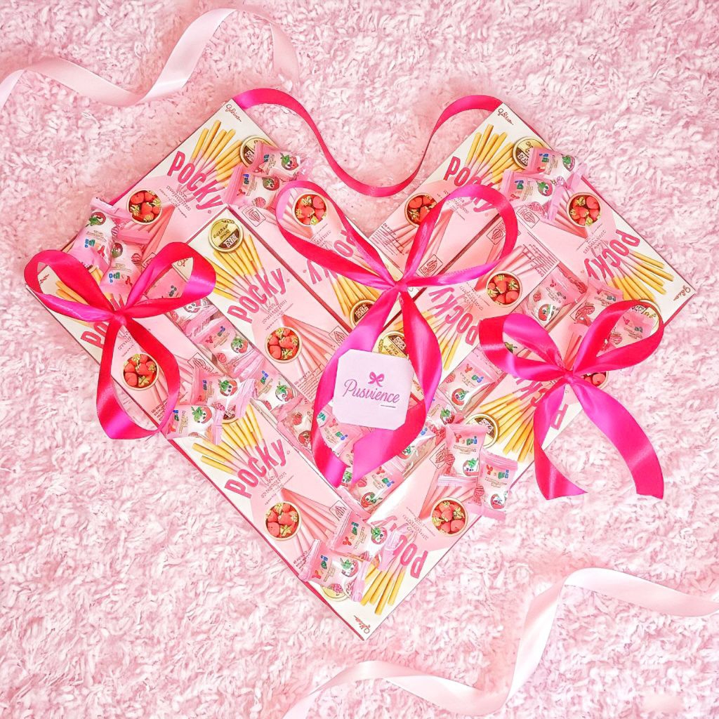 POCKY PINK LOVE FULL MIX PERMEN YUPI PINK