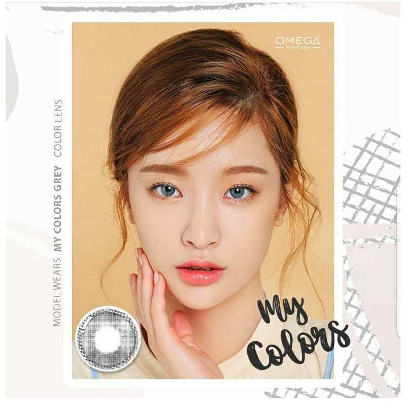 NEW MY COLORS MY GREY (-0.50 S/D -6.00)DM 15MM big eyes