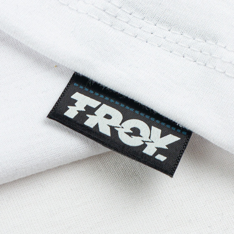 Troy Company Double Sleeve Longsleeve White Navy Growth - Kaos Lengan Panjang Kaos Putih DSD 3493