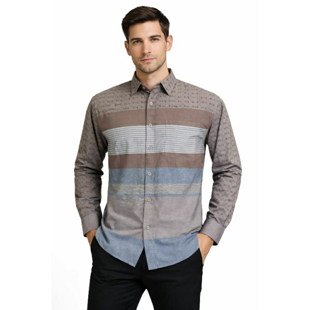 CRESSIDA Kemeja pria lengan panjang original