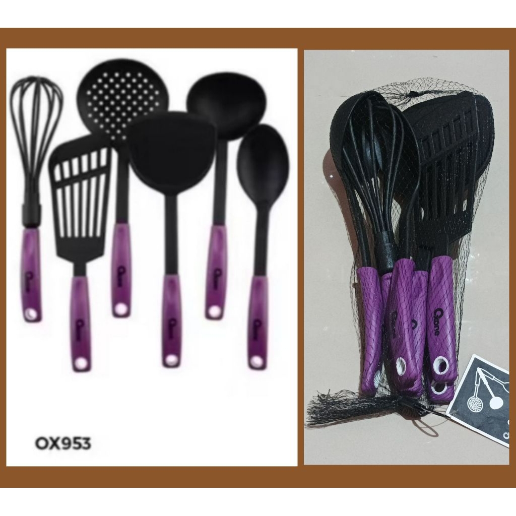 Oxone Spatula Set Alat Masak OX-953