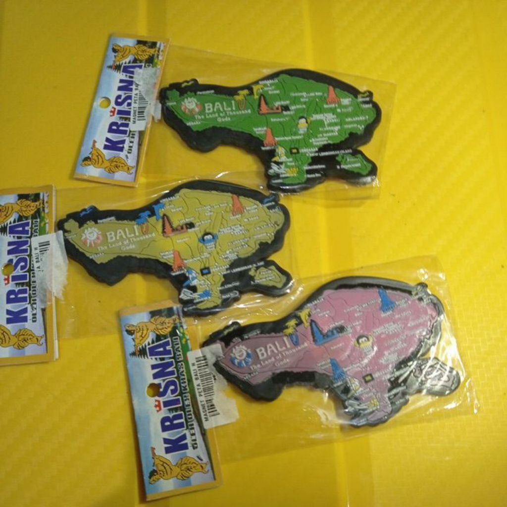Magnet Kulkas Peta Bali Oleholeh Bali