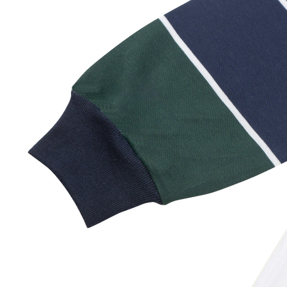 Troy Company Double Sleeve Longsleeve Tshirt White Navy Neo Japan - Kaos Lengan Panjang Kaos Putih DSD 3494