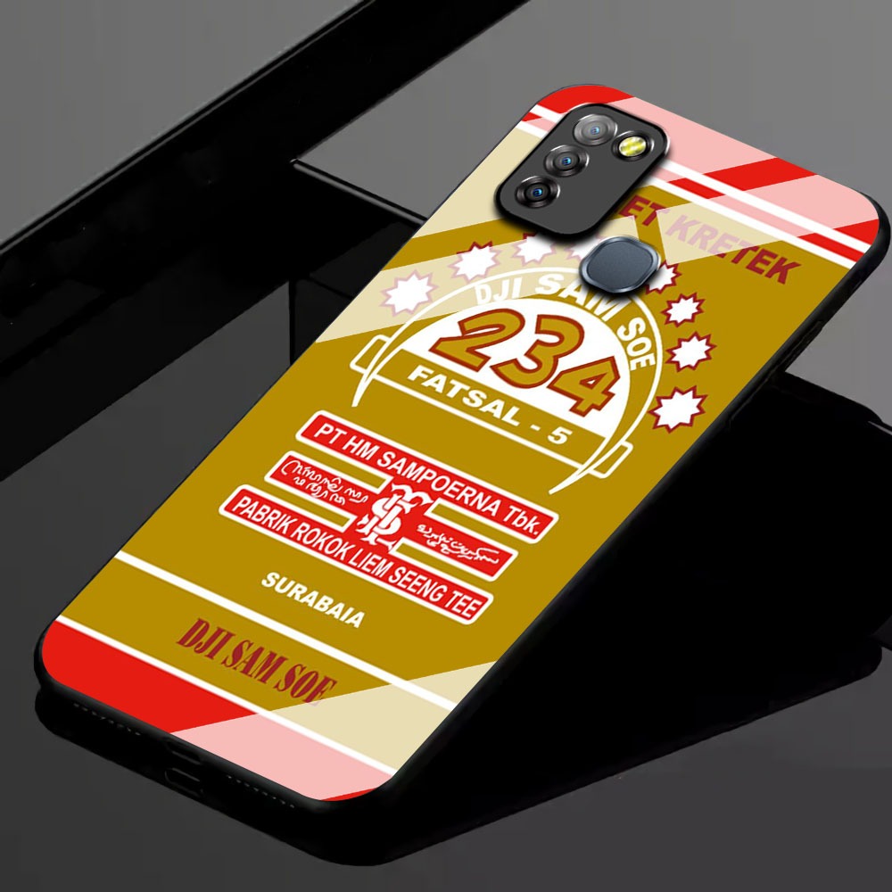 KK31 Softcase Glass Hp Terbaru For Infinix Smart 5/Smart 6 RAM 3 silikon Hp ada pelindung camera Cas