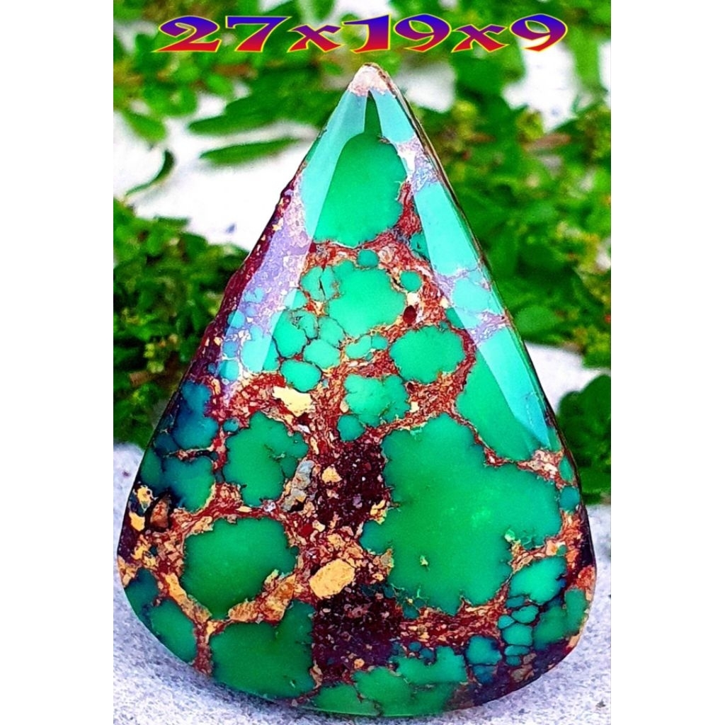 pirus persia hijau serat emas