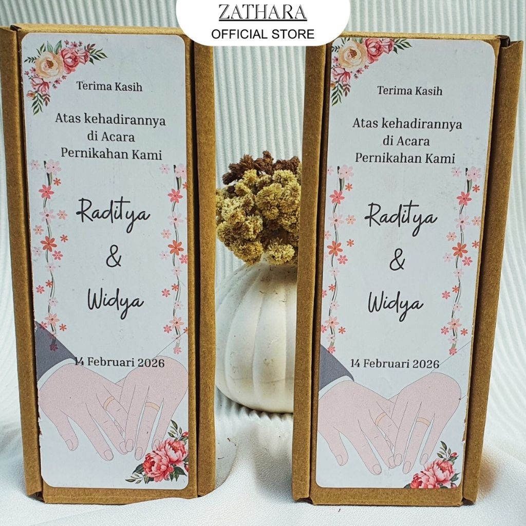 Souvenir Parfum Pernikahan 10ml dan box