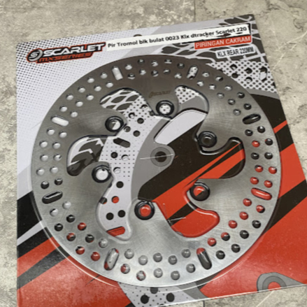 Disc Piringan Cakram Belakang Rear KLX Dtracker 220mm Scarlet