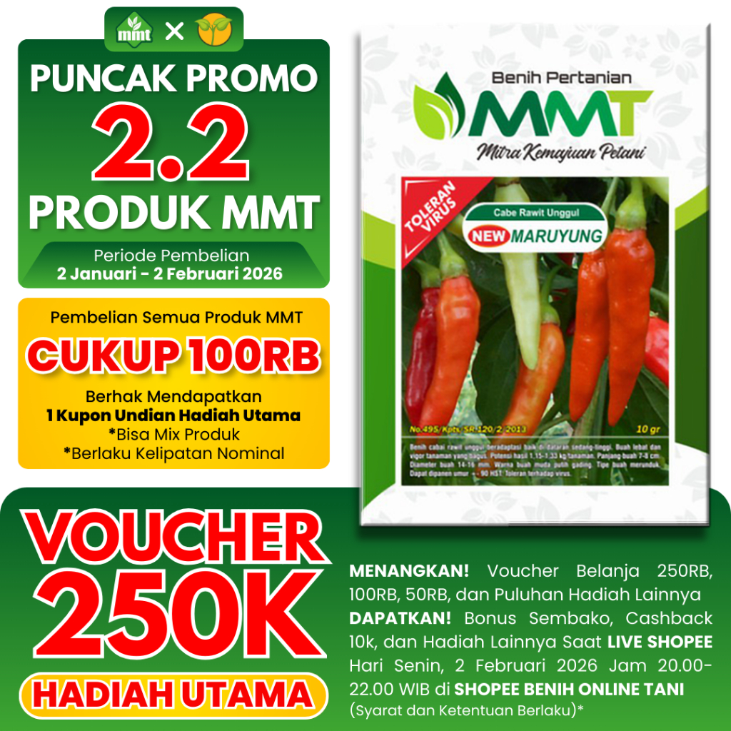 BENIH CABAI RAWIT UNGGUL NEW MARUYUNG 10 GR MMT