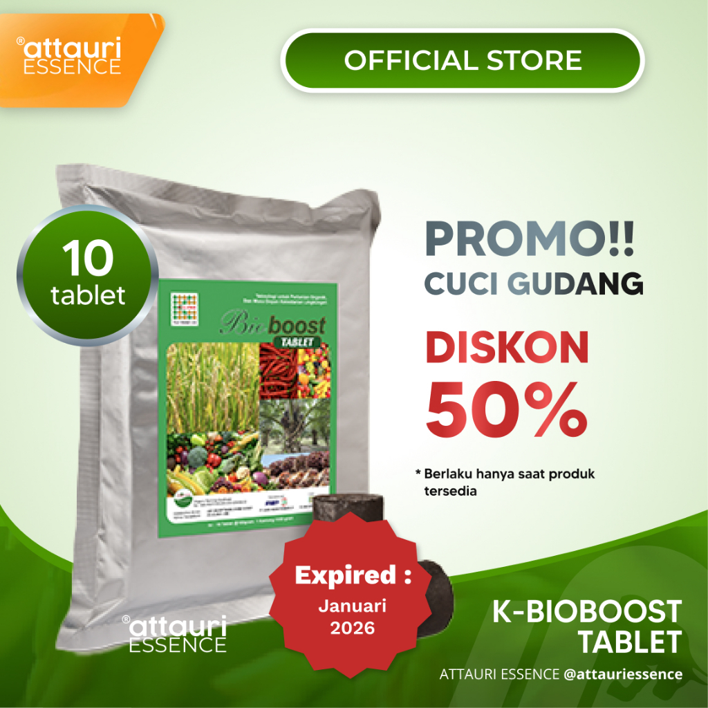 K-LINK BioBoost Tablet Pupuk Organik Hayati