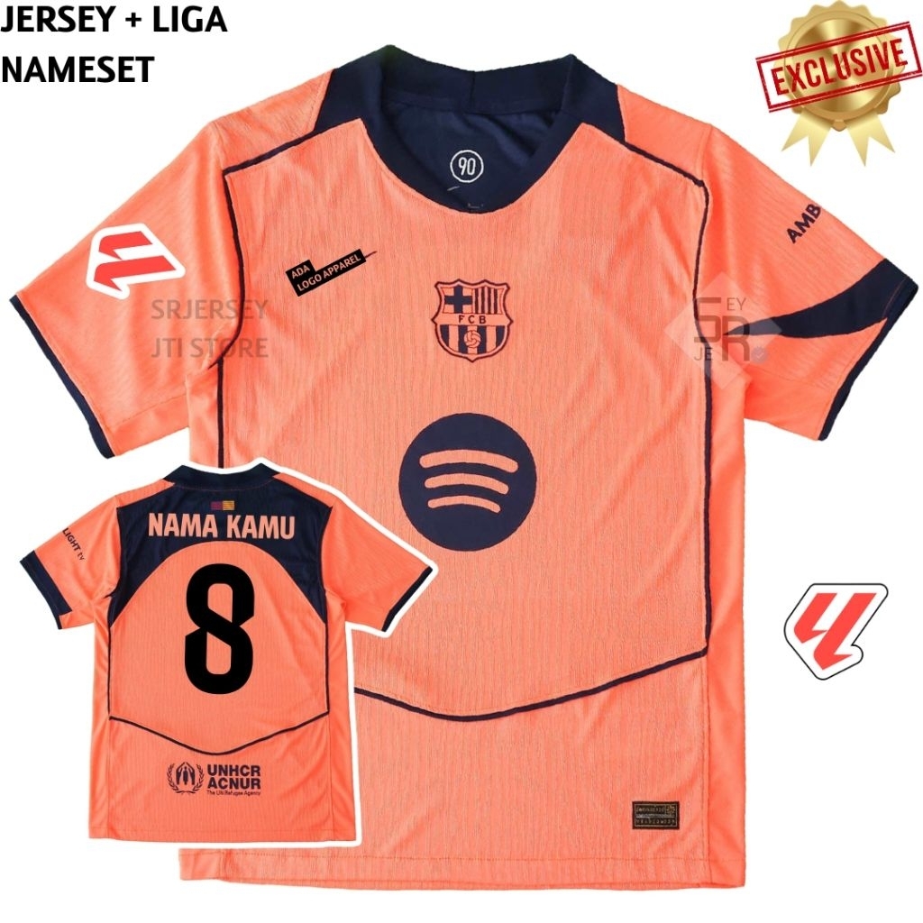 PLAYER ISSUE Jersey Barcelona Third 2025 2026 - Jersey Barca 3RD Terbaru