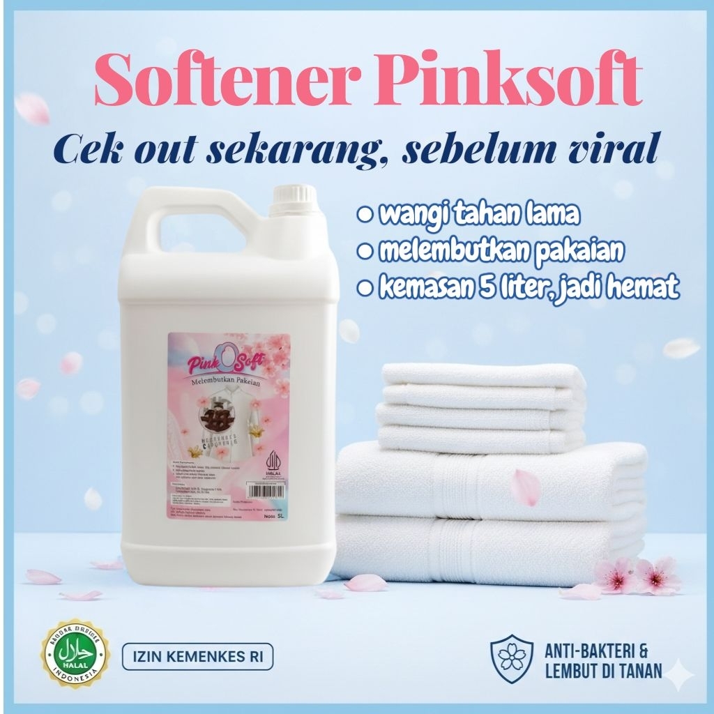 Softener Laundry Premium | Pelembut Pewangi Pakaian Wangi Tahan Lama