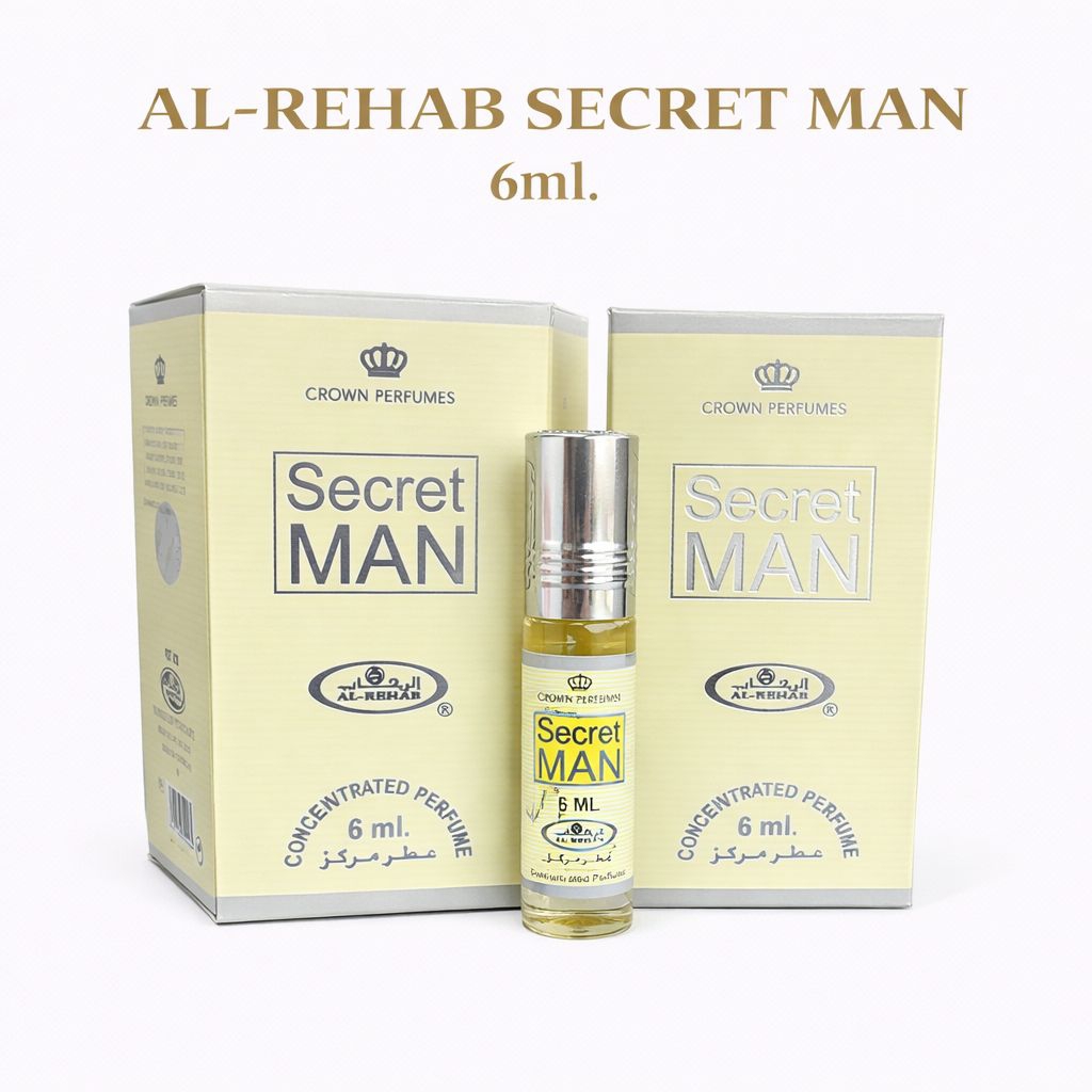 Parfum Oil Al Rehab BPOM SECRET MAN 6ml Roll On | Original Berizin BPOM