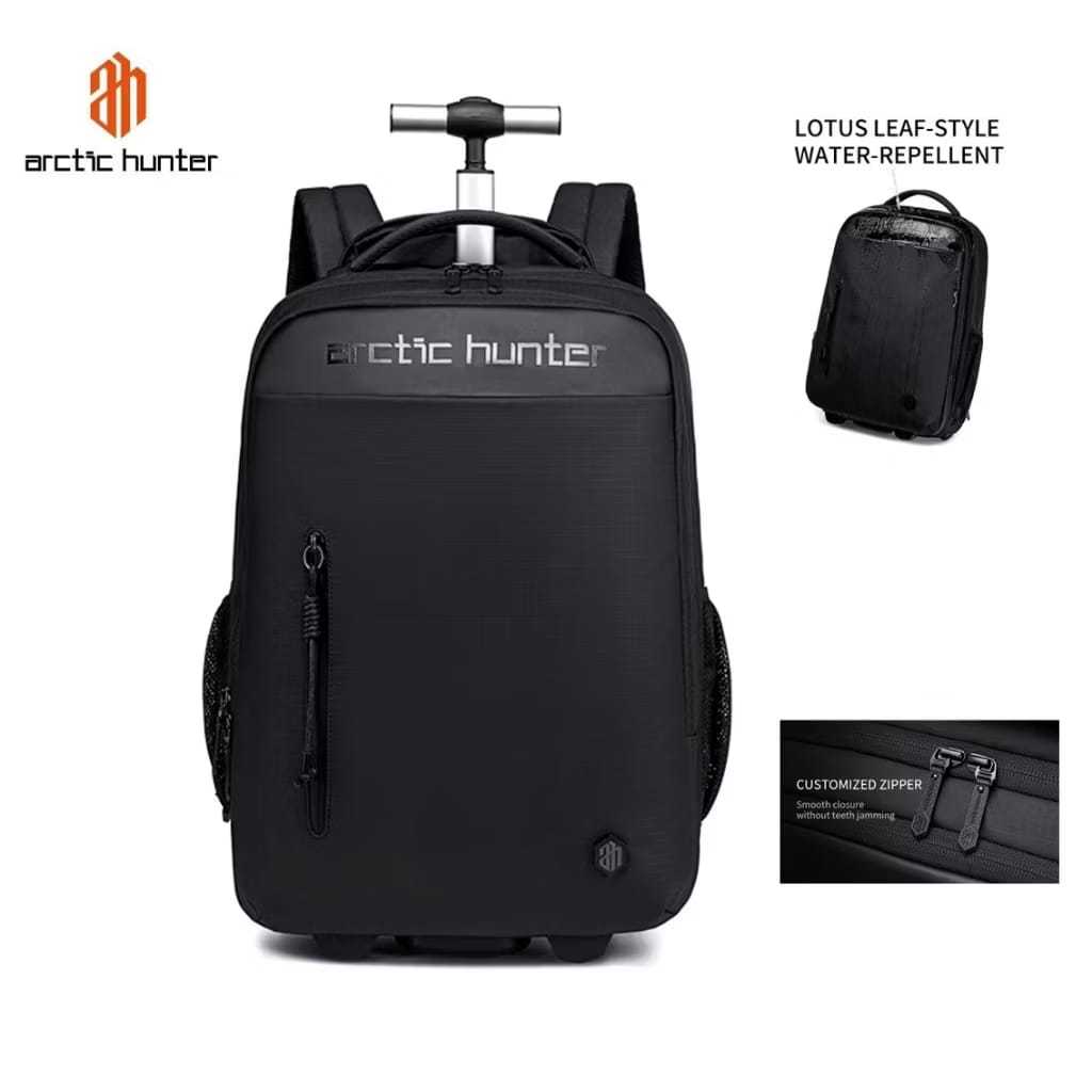 Arctic Hunter LG00657-1 Tas Ransel Backpack Semi Koper 15.6 Inch Laptop With Wheels - MURAH