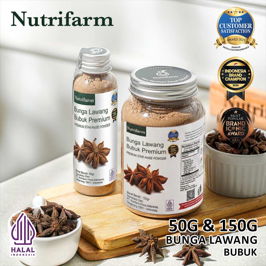 Nutrifarm Bunga Lawang Bubuk 50g 150g