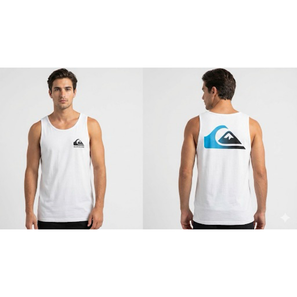 Kaos Singlet Pria Quiksilver original