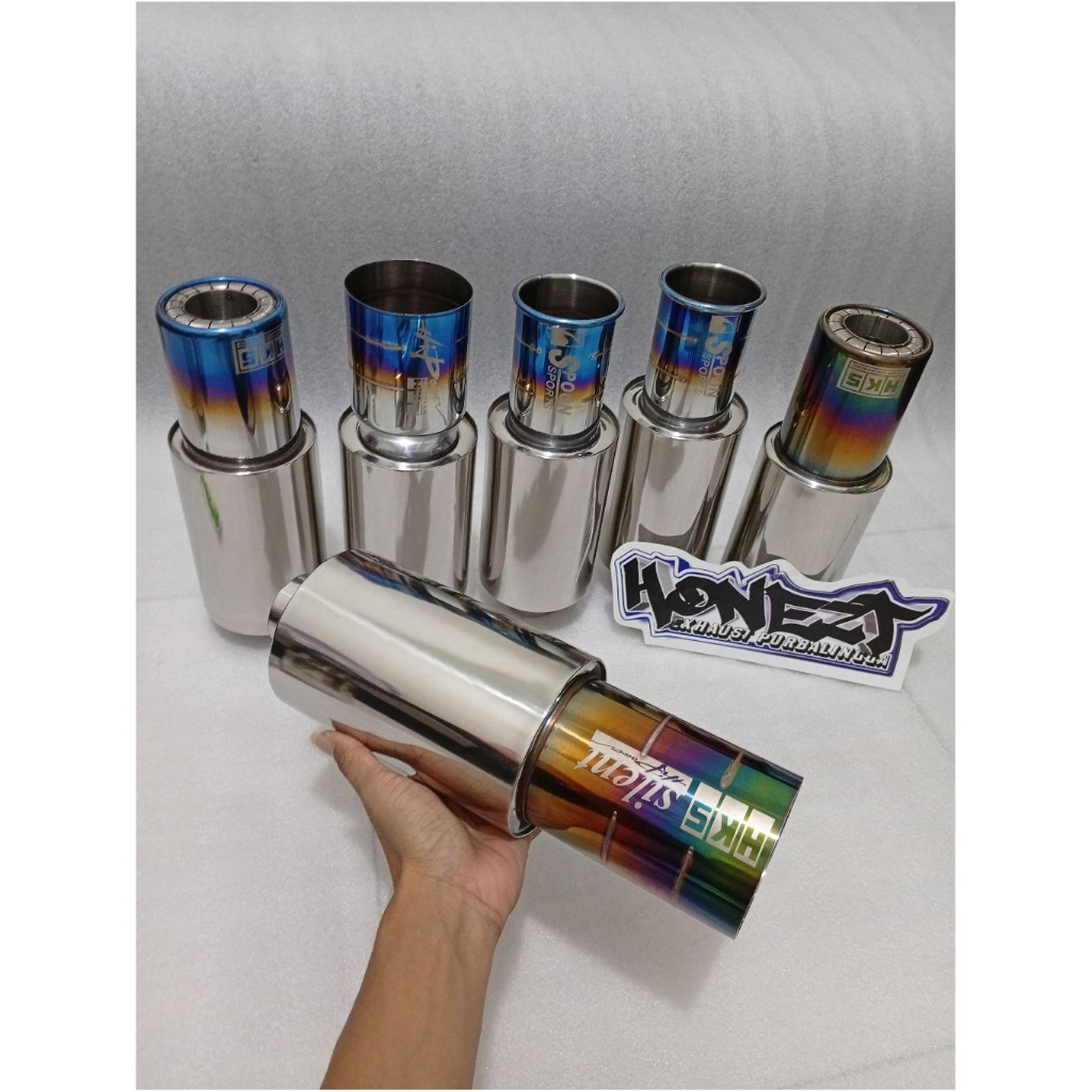 KNALPOT MOBIL HKS SILENT Tipe Bass Adem