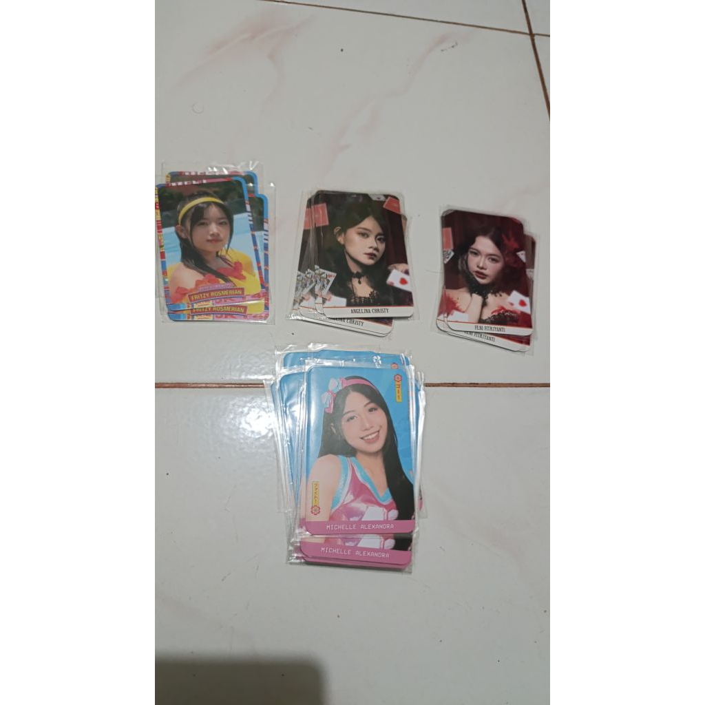 PHOTOCARD MICHIE CHRISTY OFFICIAL JKT48 (TAKE ALL)