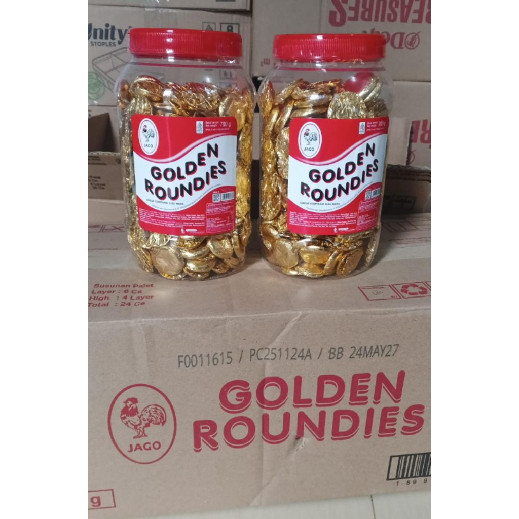 coklat koin golden roundies