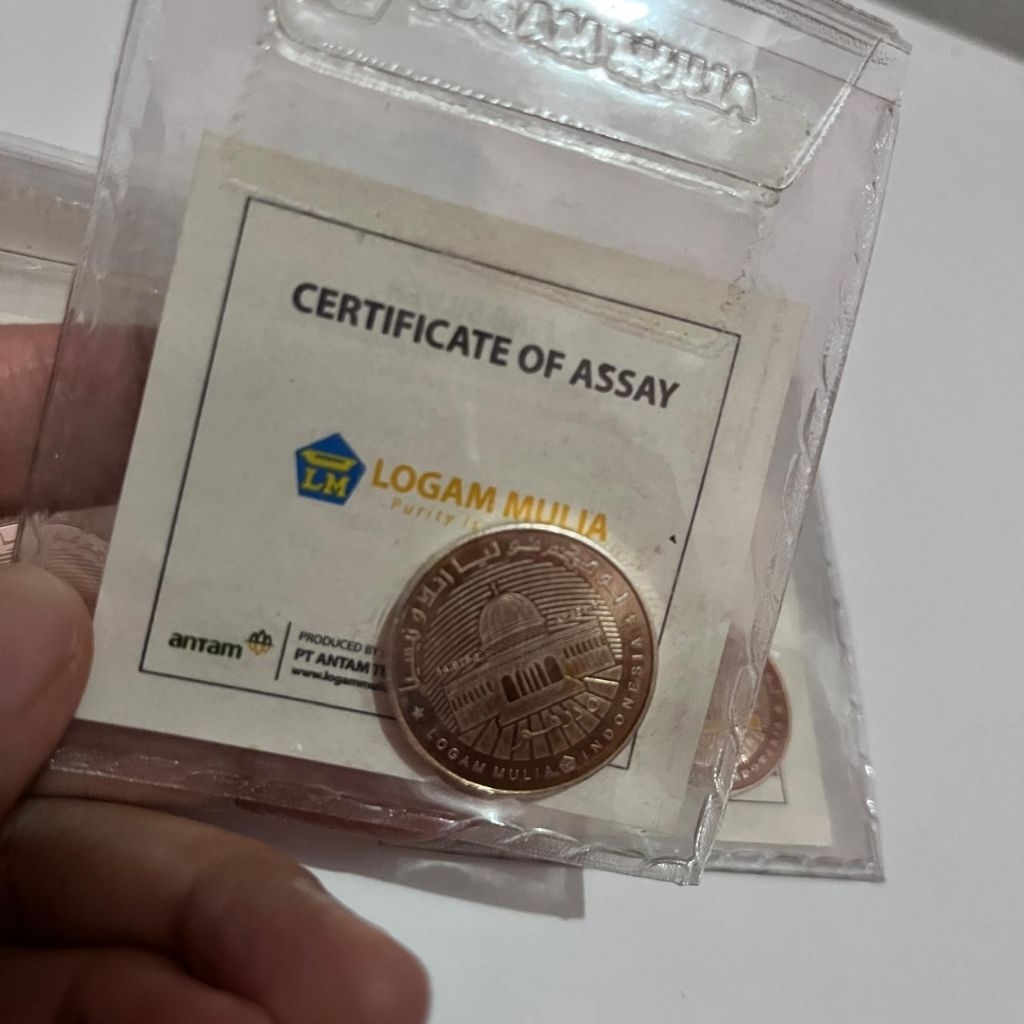 Perak Antam 5 Dirham Khamsa