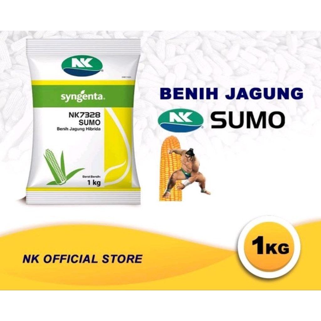 Benih jagung hibrida NK7328 SUMO kemasan 1kg Original