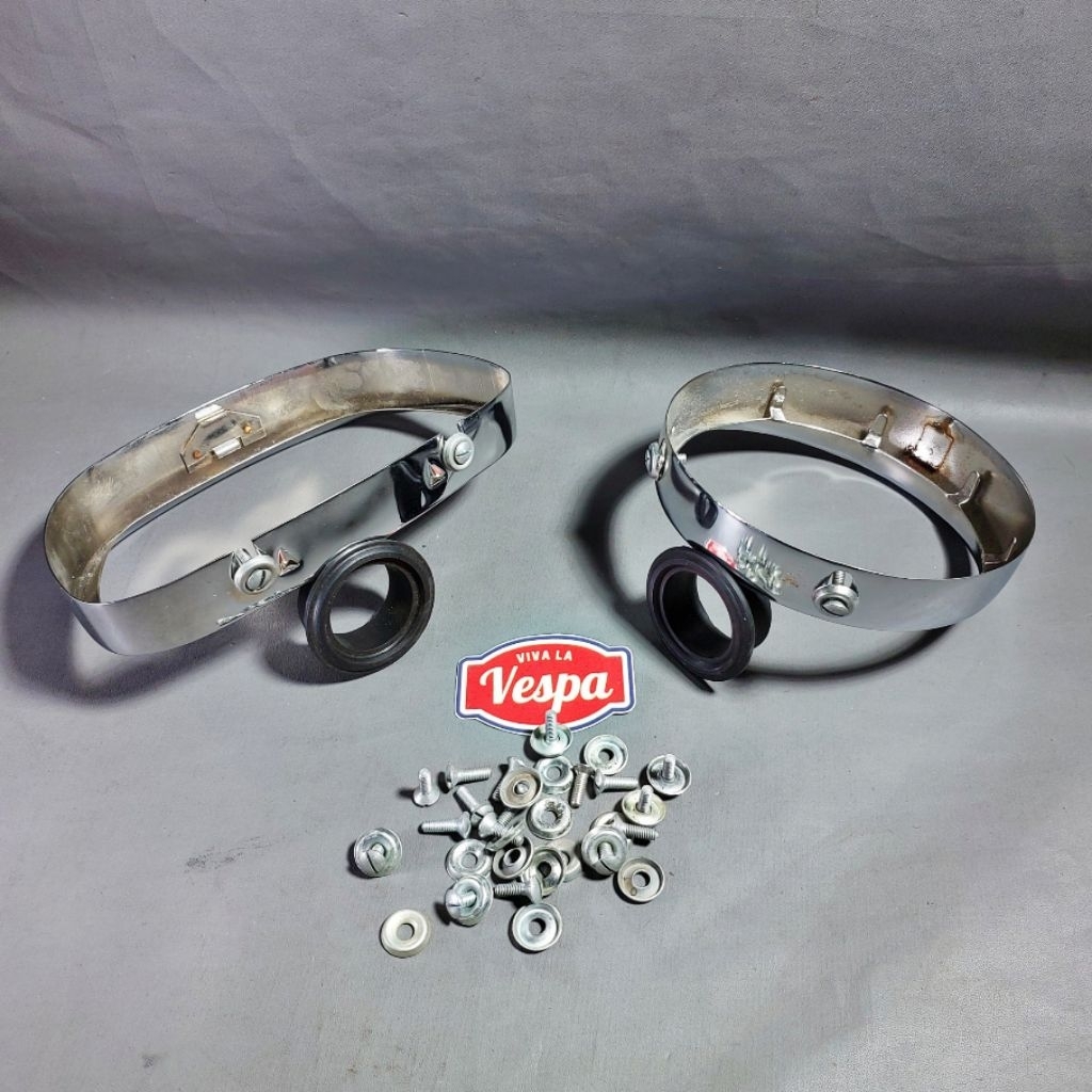 Baut Min Ring Topi Headlamp Lampu Depan Vespa VBB VBA VNB VGLA VGLB Kongo Super Sprint GL GSMK SS180