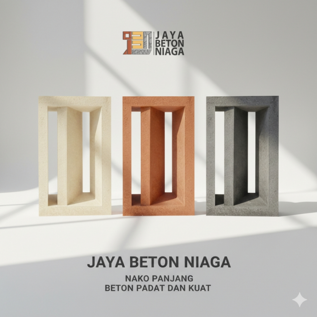 JAYA BETON NIAGA - Roster Beton Minimalis - Loster Nako Panjang, Model Best Seller, Ukuran Lengkap |