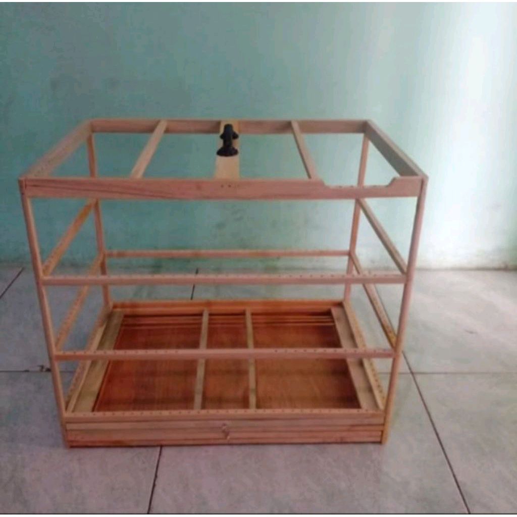 Sangkar Burung Kenari Pok Pok kan Full Jati Dikirim Pretelan Atau Ambrukan