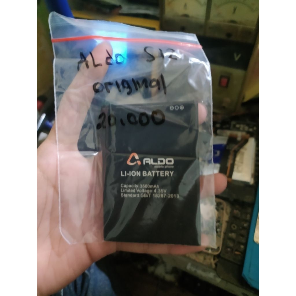 Baterai Aldo S12 Original Cabutan Second
