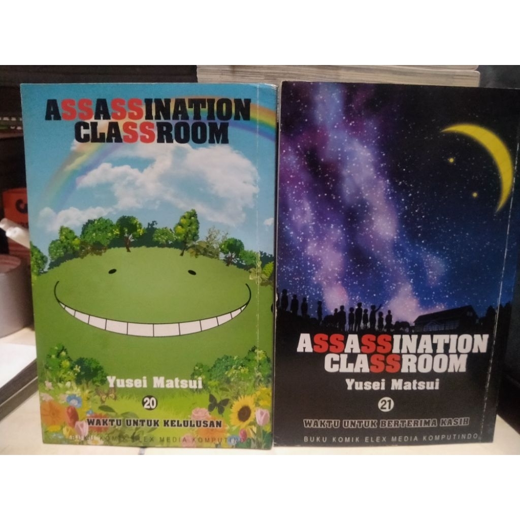 Paket 2 Komik Assassination Classroom vol 20 & 21 tamat kolpri