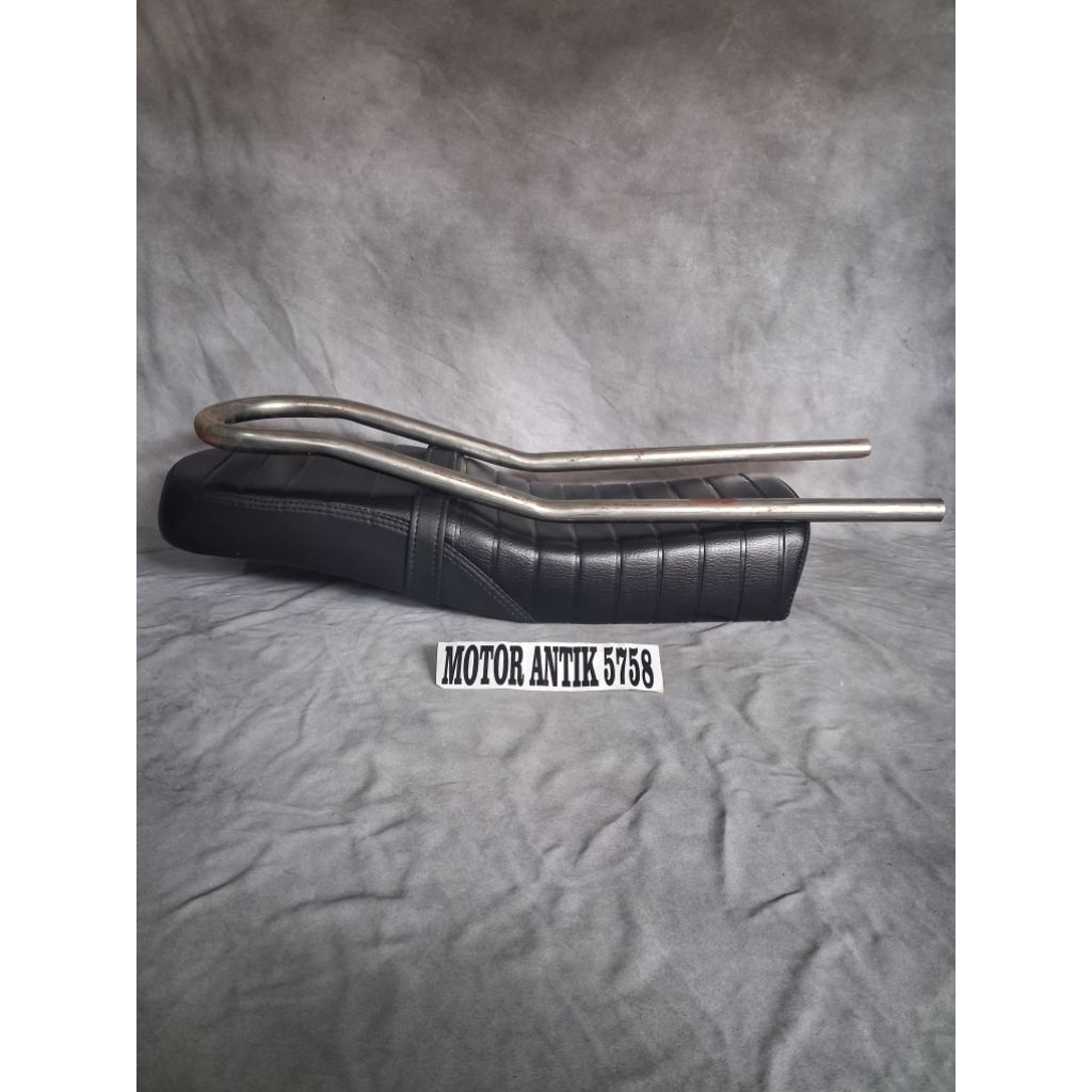 Jok Japstyle Motor Custom Japstyle dan besi u panjang pnp jok