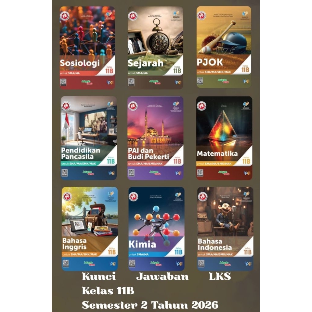 Kunci Jawaban/Pegangan Guru File PDF LKS/PR Interaktif Kelas 11B Semester 2 Penerbit Intan Pariwara 