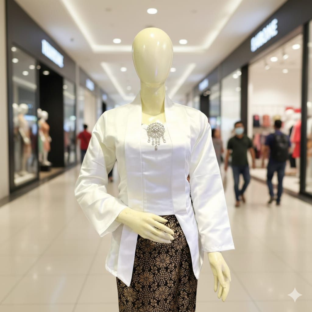 Termurah Atasan Kebaya Kutu Baru Jumbo / Atasan Kebaya Kutu Baru Jumbo Polos Modern / Kebaya Wisuda 