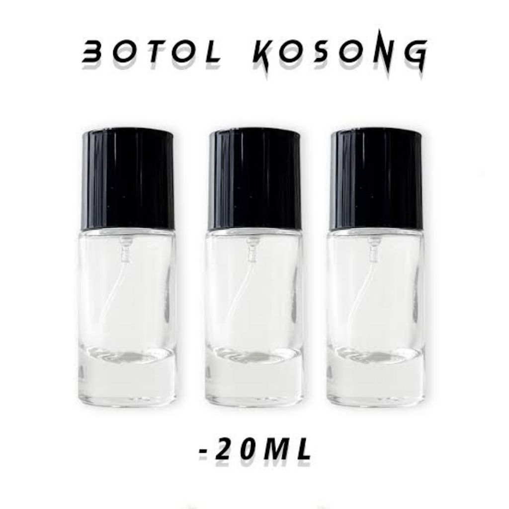 Botol Cassa Black 25ml / Botol Casa Hitam 25ml / Botol Parfum Cassa Black 20ml / Botol Parfum Casa 2