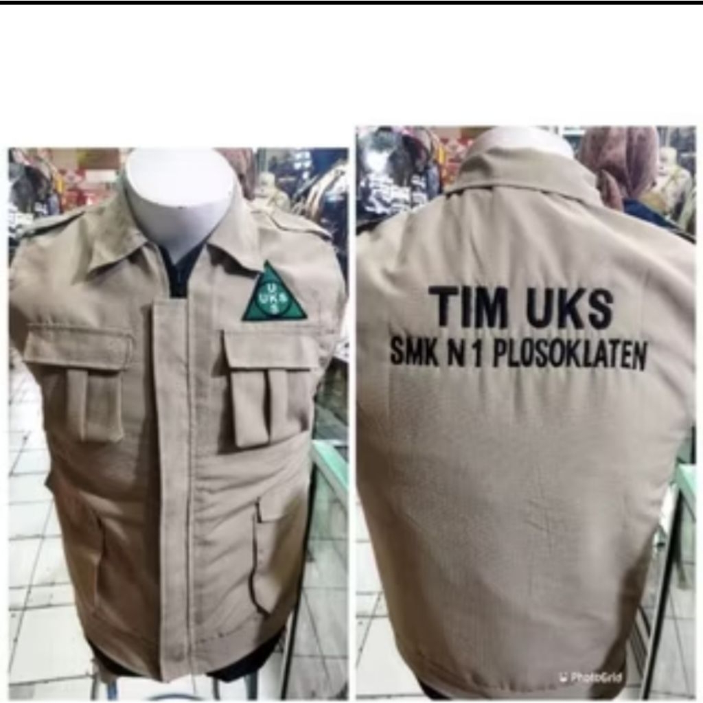 rompi uks/ rompi tim uks / rompi kesehatan