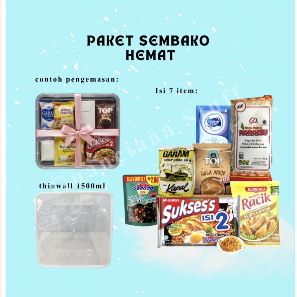 [PROMO PRODUK BARU] PAKET Sembako lebaran hajatan tahlilan sedekah Jumat berkah paket berbagi murah 