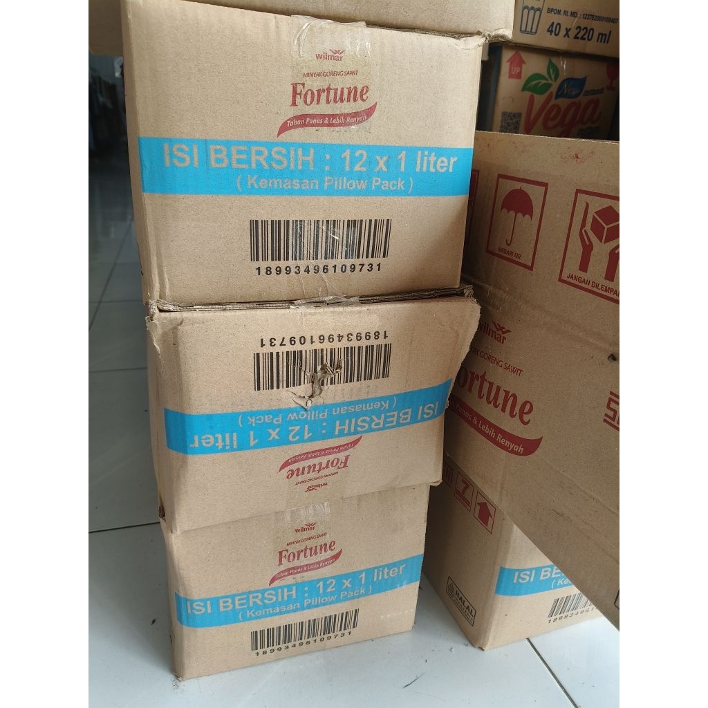Minyak Goreng Fortune Bantal 1 Dus@12pcx1liter/bisa Cod
