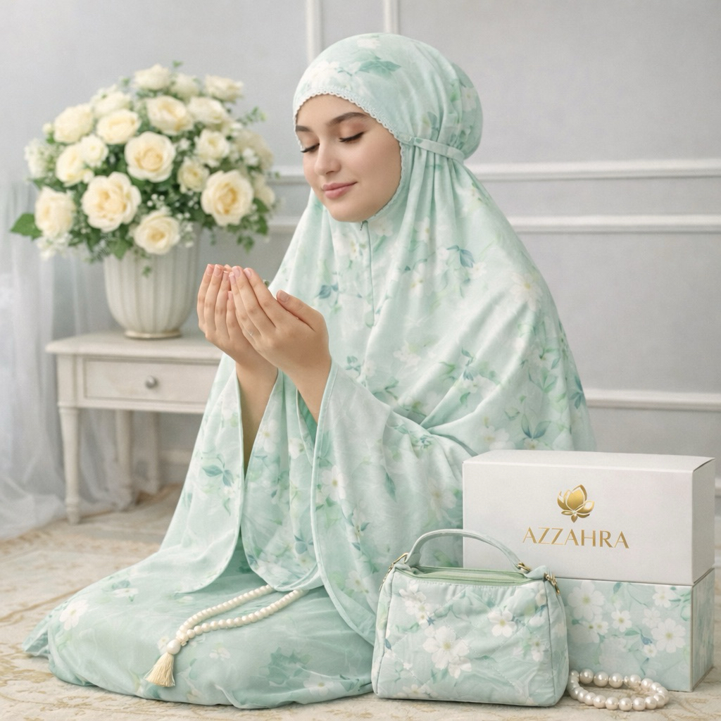 MUKENA MINI SILK PARASUT KOREA MUKENA SILKY LEMBUT HALUS MUKENA TRAVELLING
