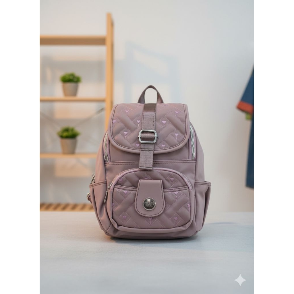 tas ransel cewek cibao motif bordil ransel wanita cibao bordil/ransel wanita model terbaru