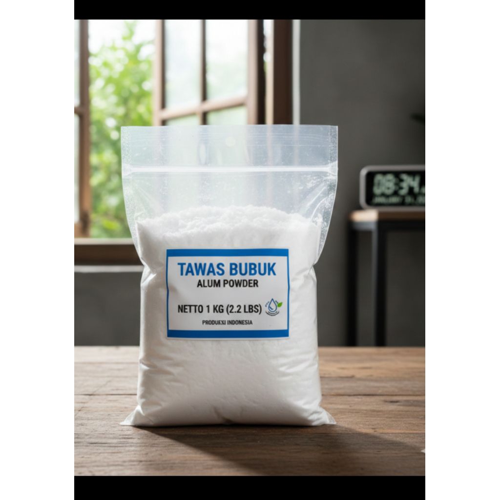 Tawas Bubuk / Alumunium Sulfat Powder / Penjernih air/ Penghilang bau ketiak