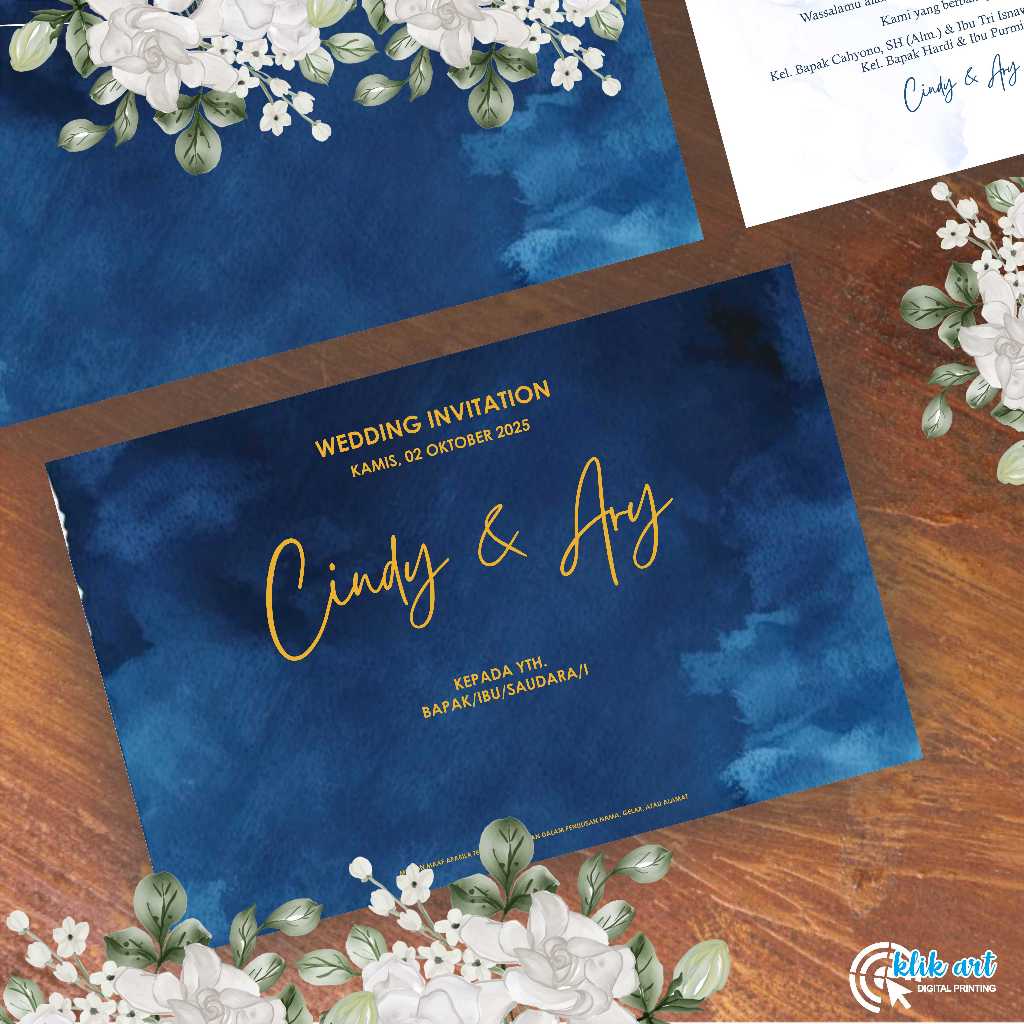 Amplop Custom Art Carton 260 GSM Glossy | Amplop Undangan Premium Tebal