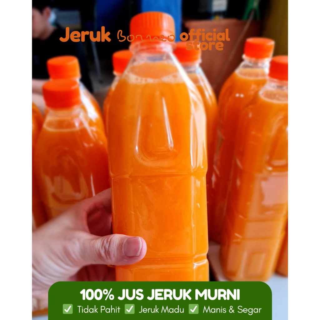 100% Jus Jeruk Madu Murni 1Liter