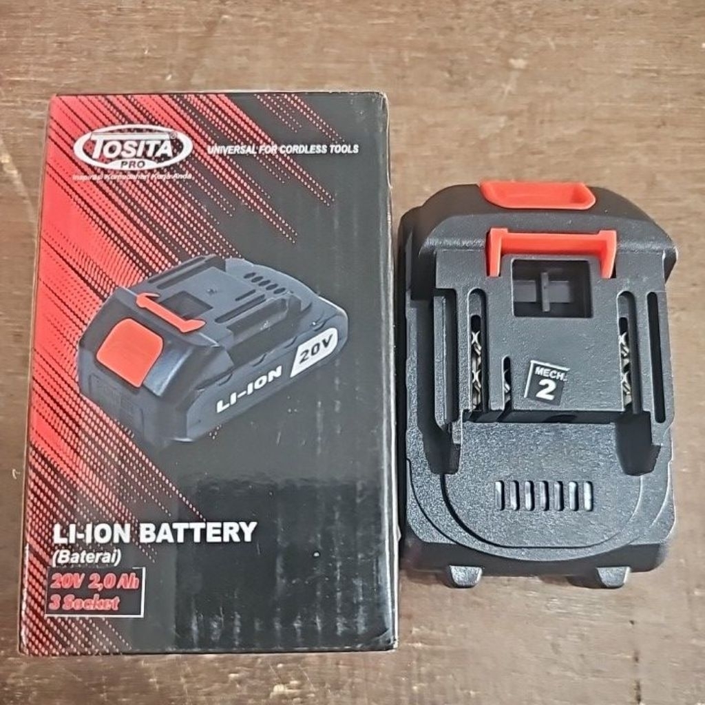 Baterai Bor Grenda Baterai Mesin Bor Baterai Cordless 20V