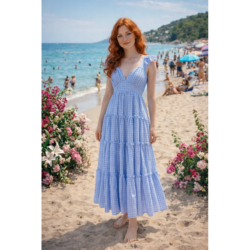 Longdress garden party/ Mini Dress / Party / Pesta / dress premium / import / summer dress