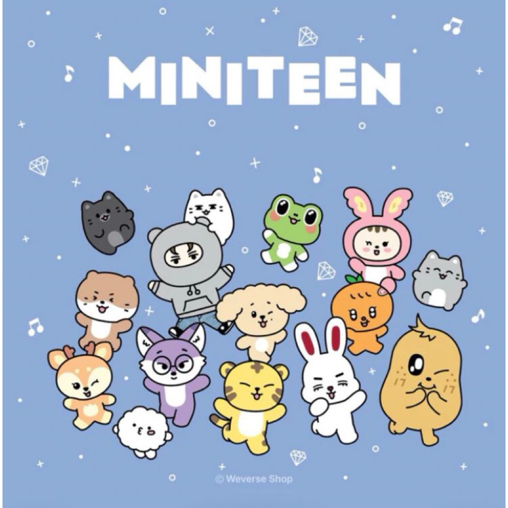 [READY STOCK] MINITEEN SEVENTEEN - MAGNET PLUSH KEYRING & PLUSH TOY