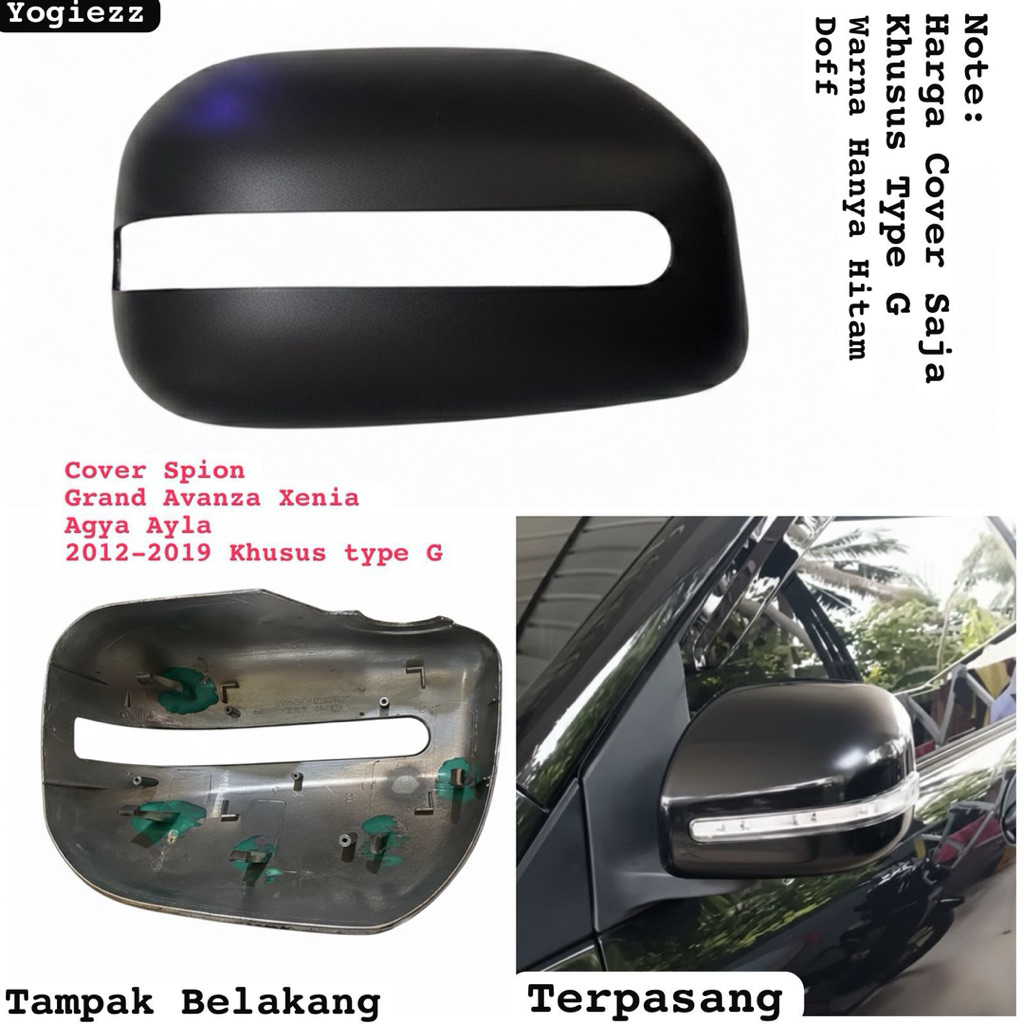 Cover spion all new avanza type g cover sein spion all new avanza agya ayla 2012 13 2014 2016 2017