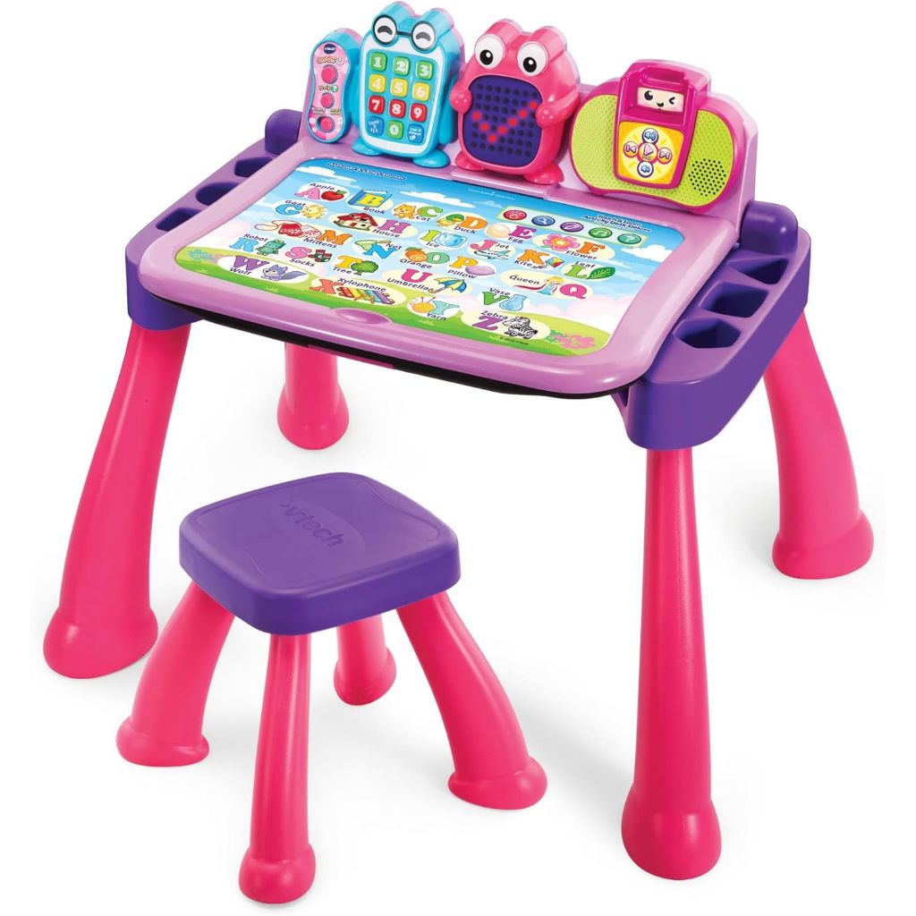 VTech Touch and Learn Activity Desk Deluxe, Pink